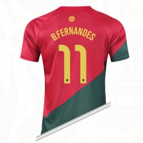 Portugal Bruno Fernandes 11 2023/2024 Hjemmebanetrøje